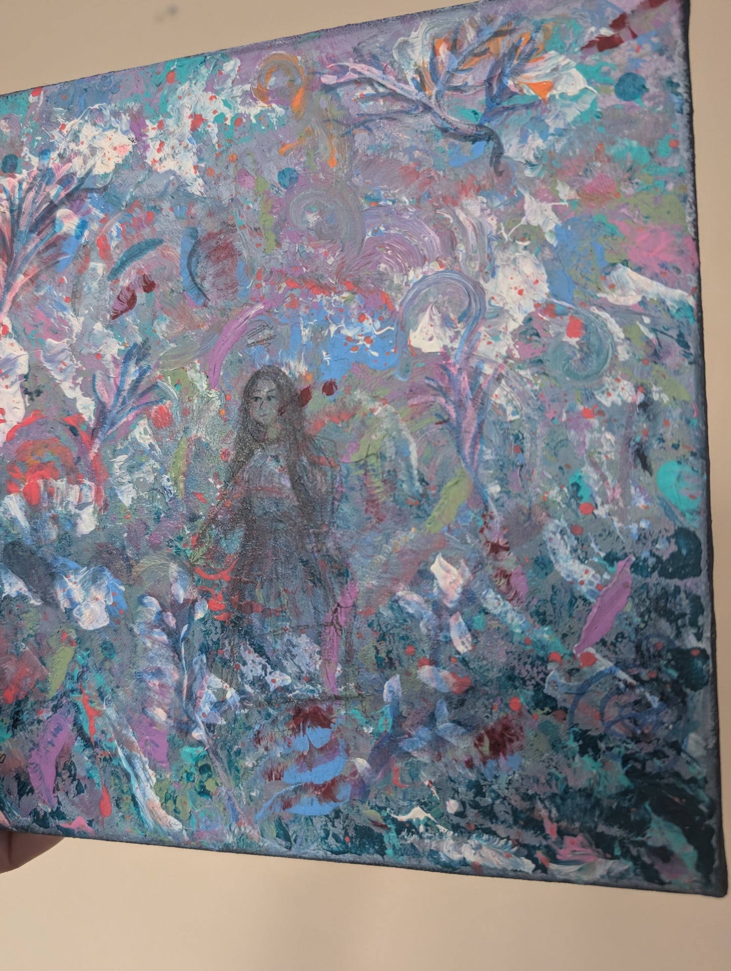 Lost in Trying - acrylic on canvas