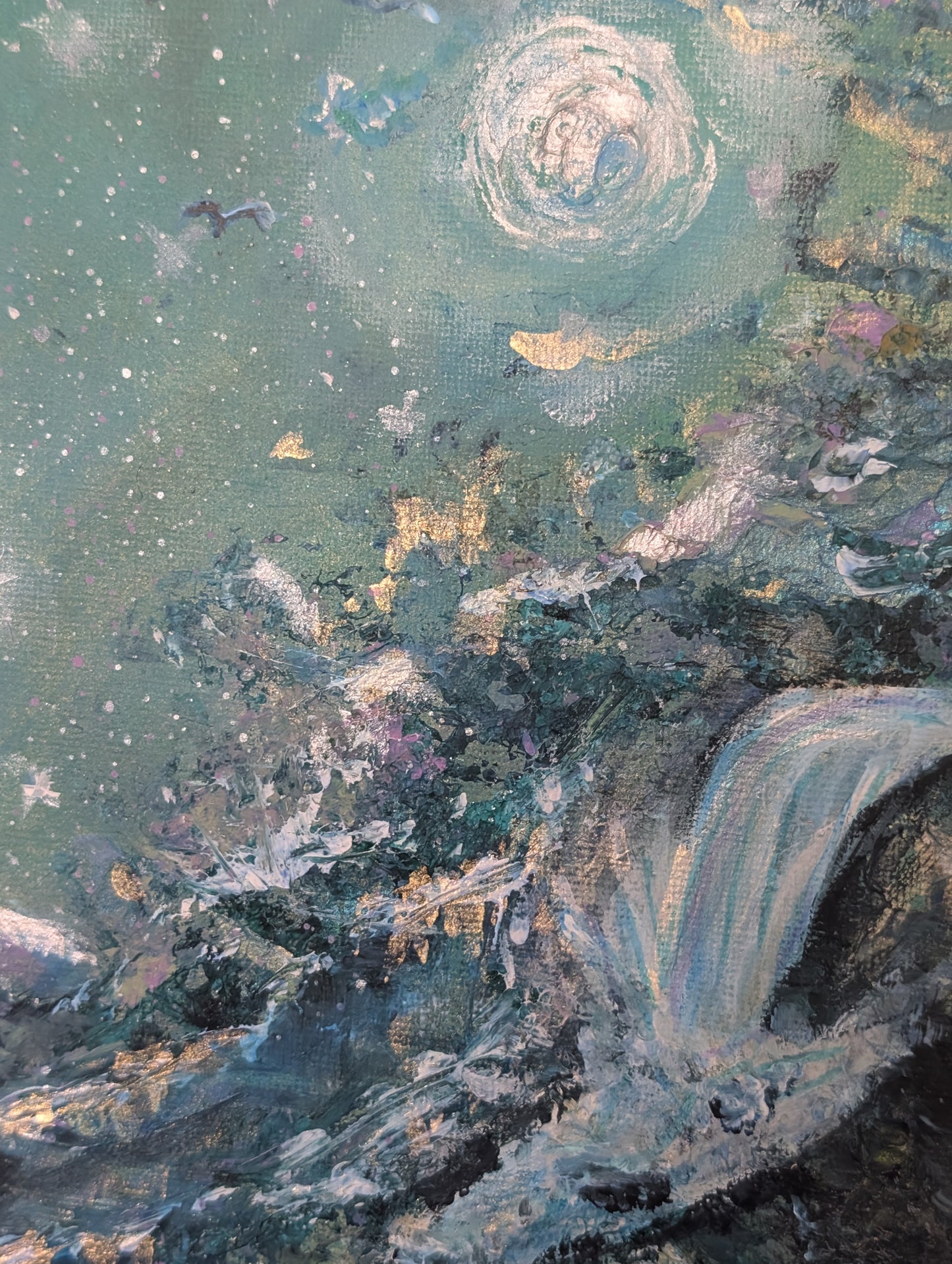 Emerging - acrylic on canvas