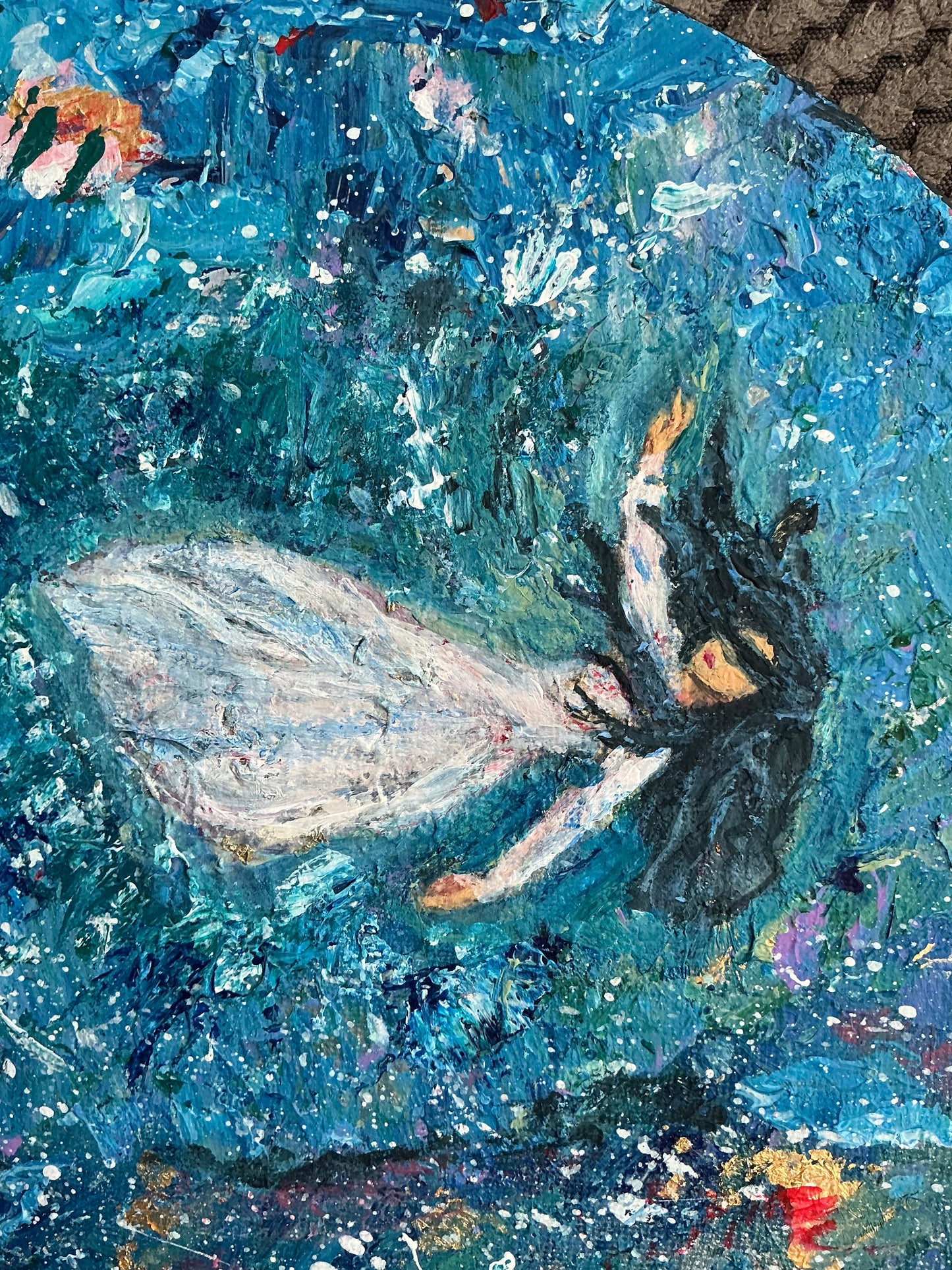 Submerged - acrylic on canvas