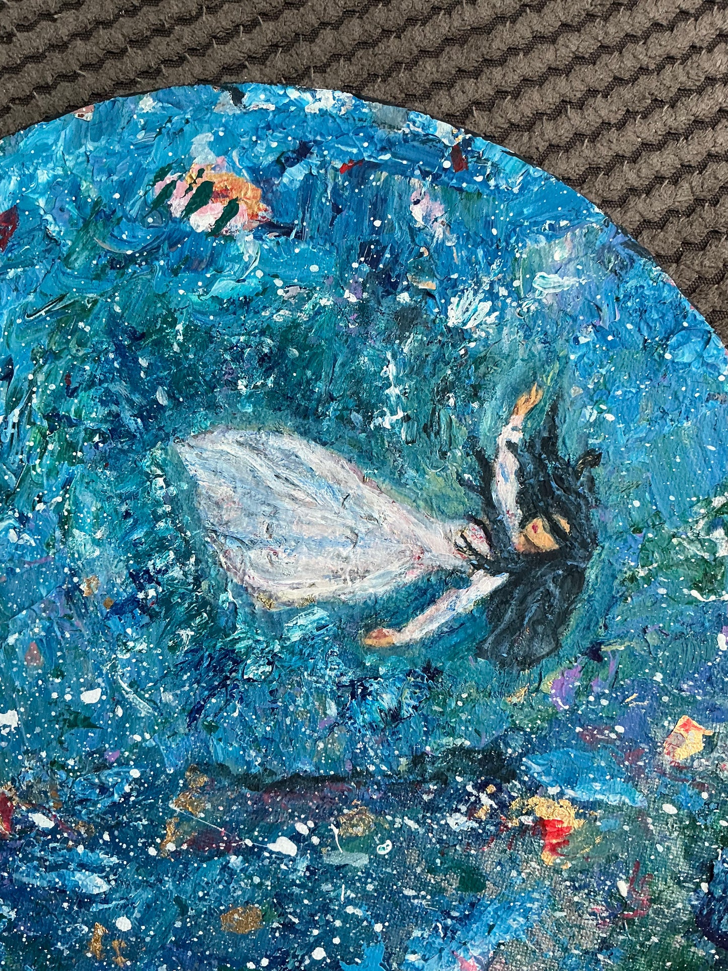 Submerged - acrylic on canvas