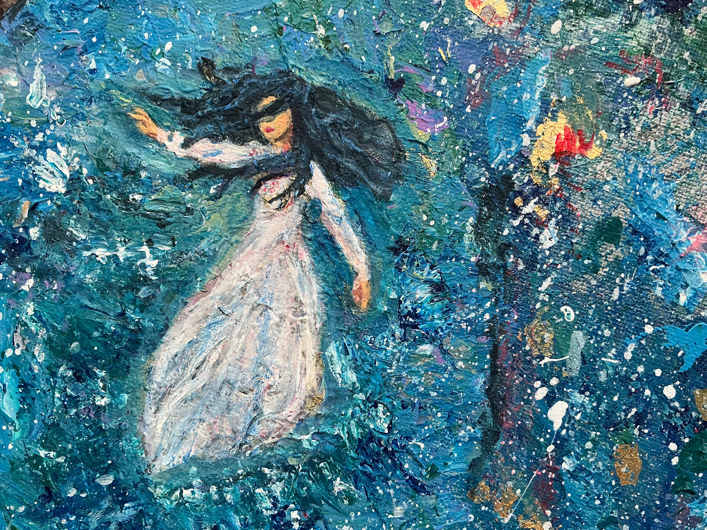 Submerged - acrylic on canvas