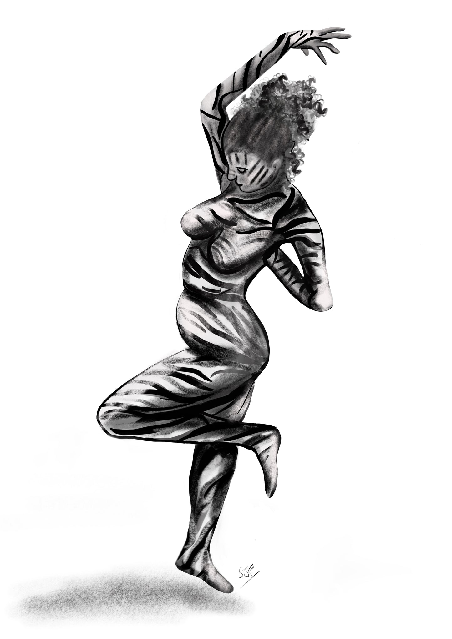 Bending without Breaking - A4 art print