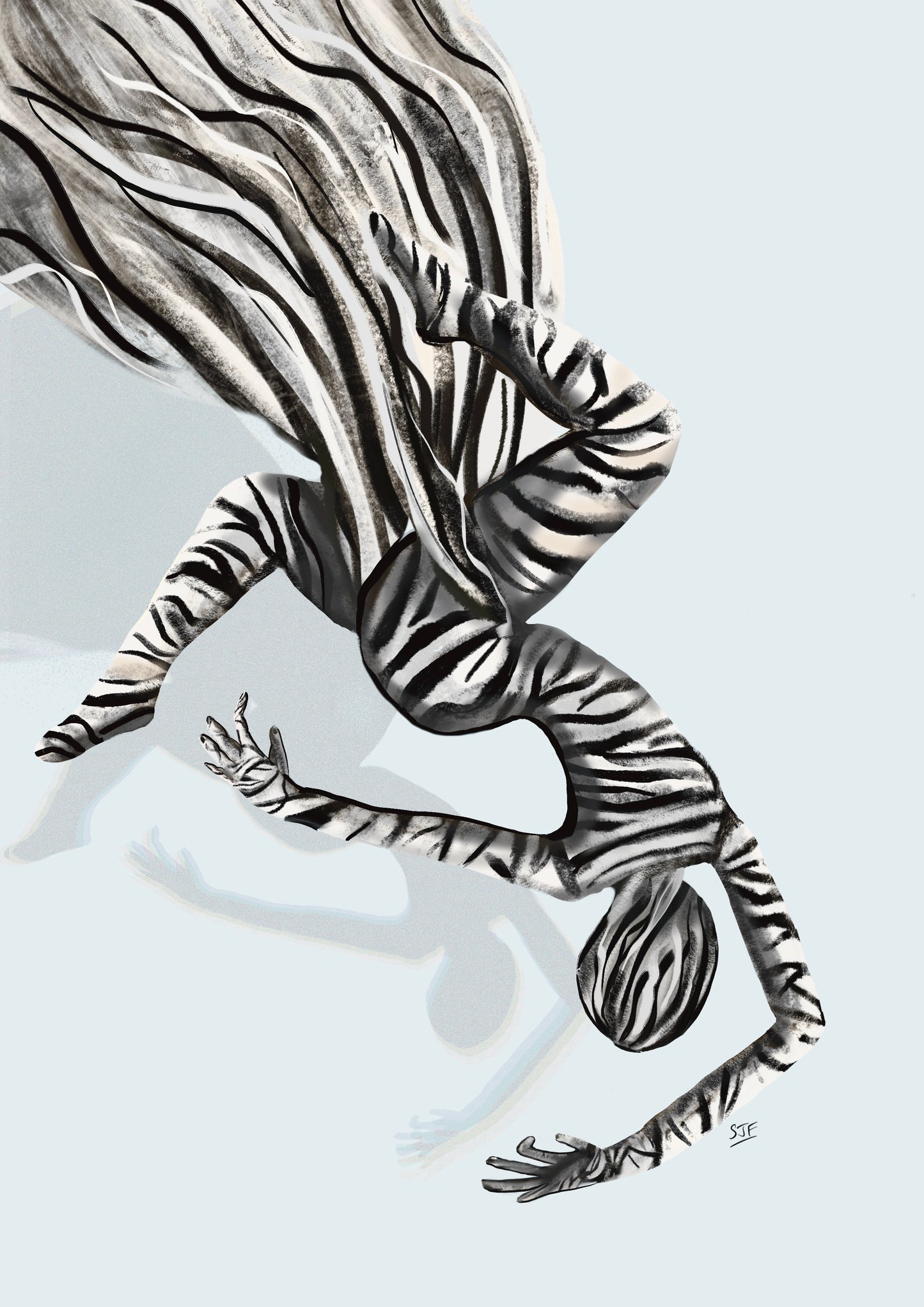 Wild Grace - A4 art print