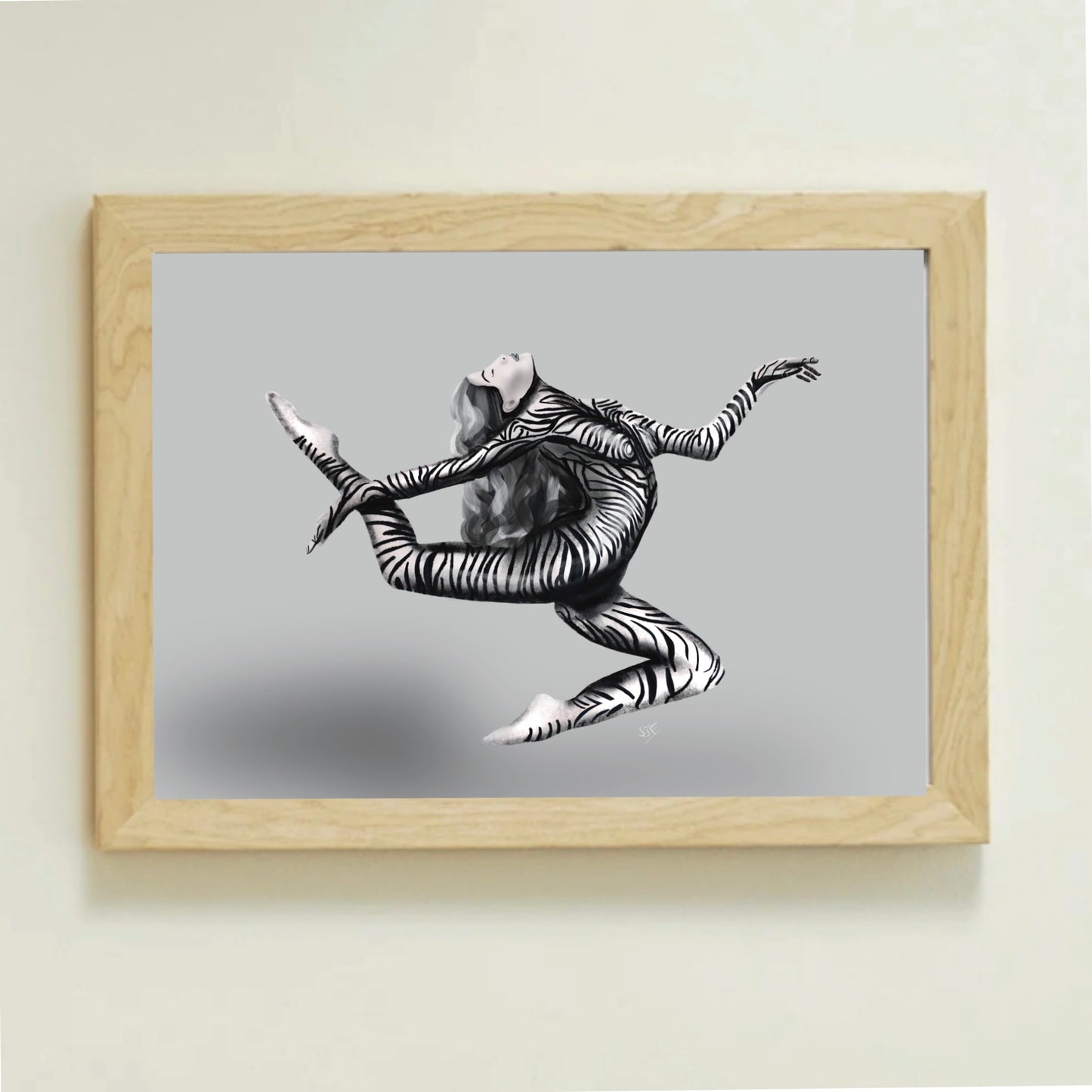 The Shape of Strength - A4 art print