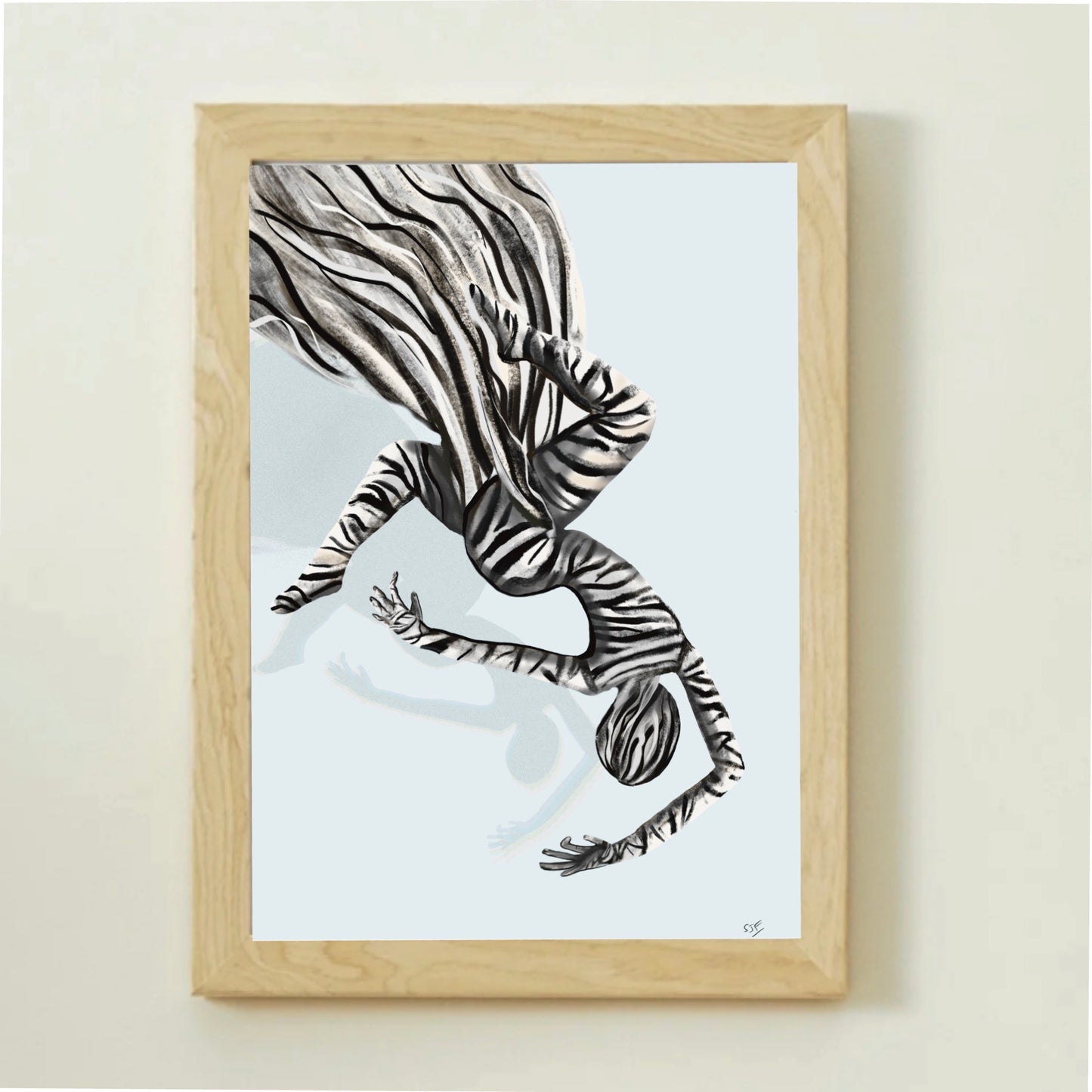 Wild Grace - A4 art print