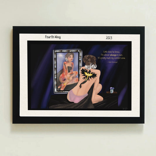 Fourth Wing - A4 art print
