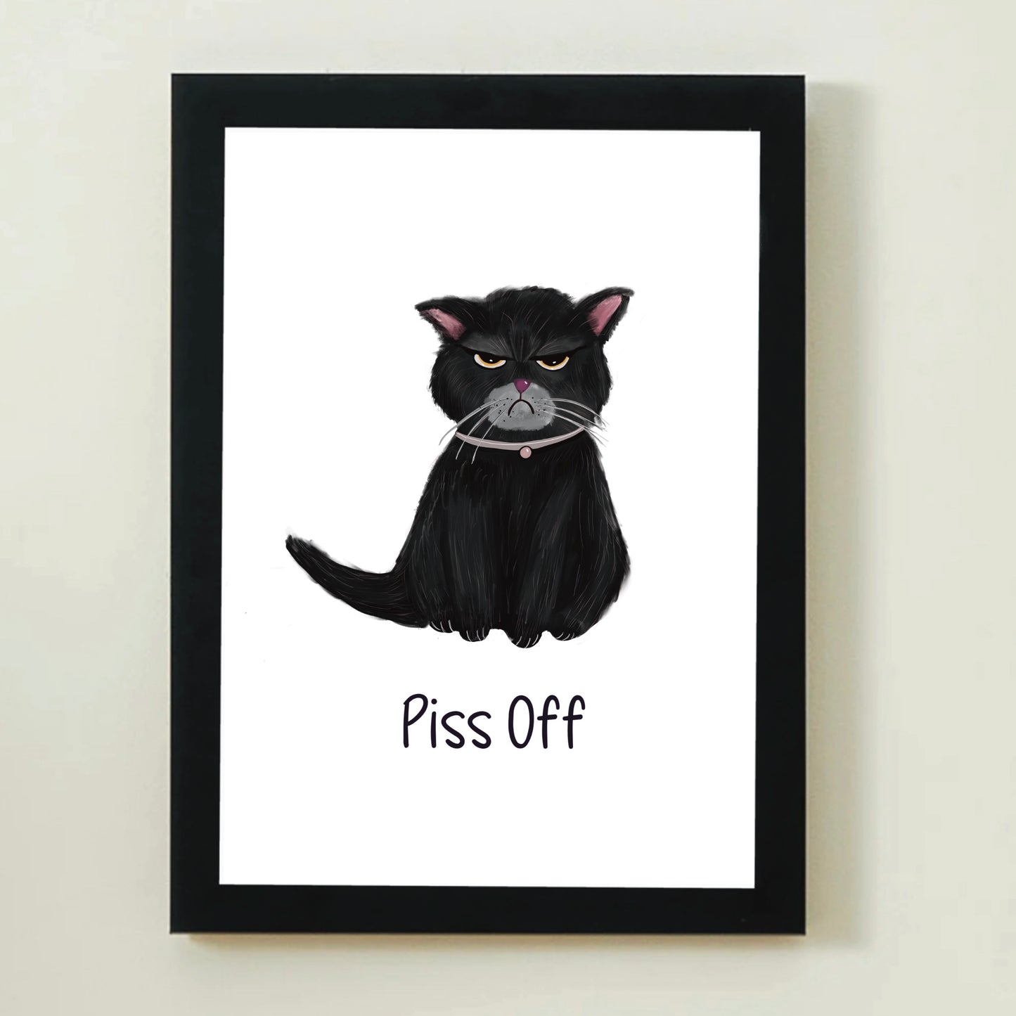 Grumpy Cat - Original illustration A4 print
