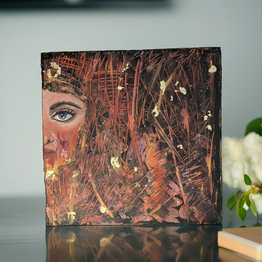 Divine Feminine Rage - acrylic on canvas