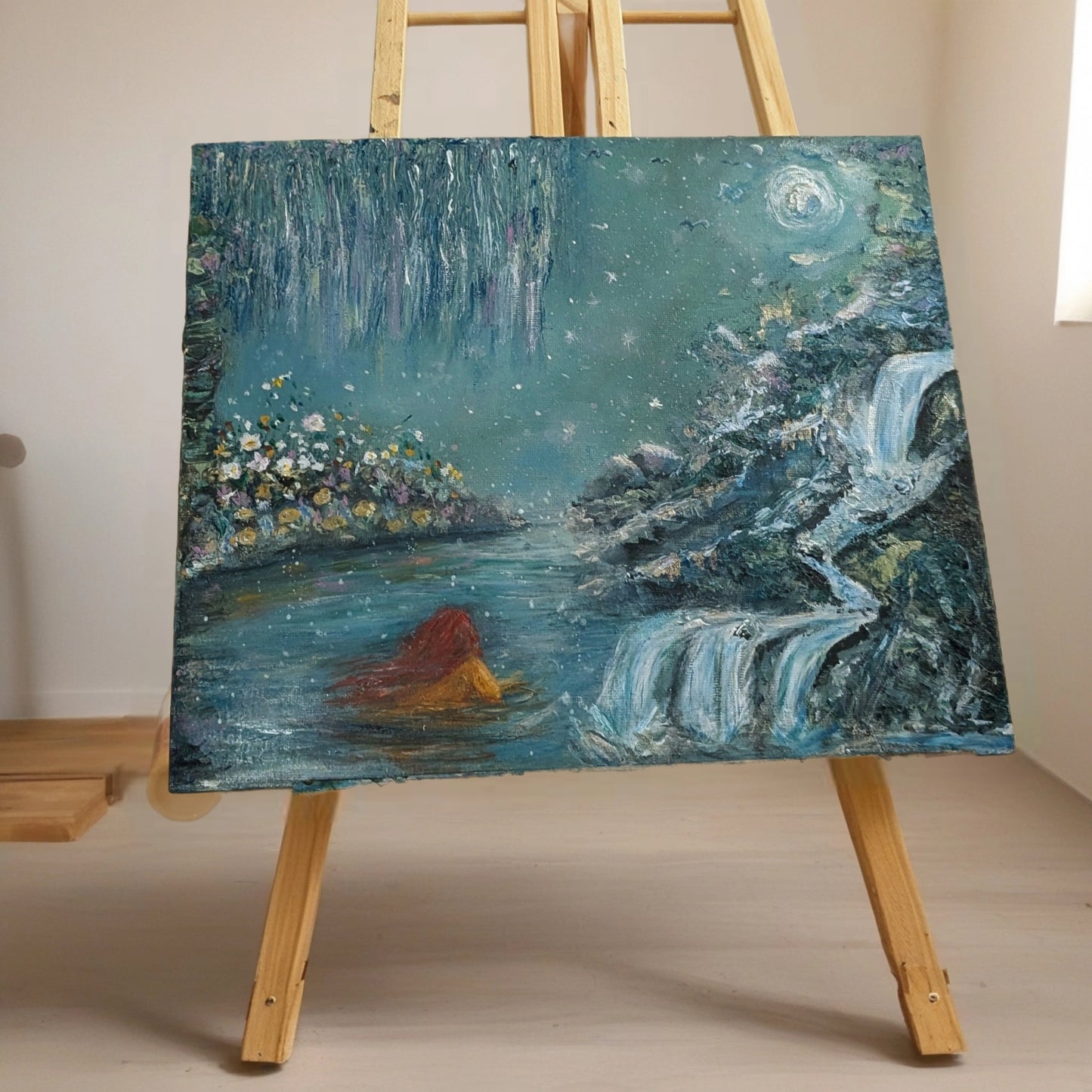 Emerging - acrylic on canvas