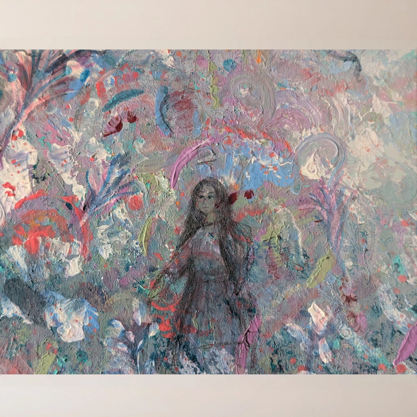 Lost in Trying - acrylic on canvas
