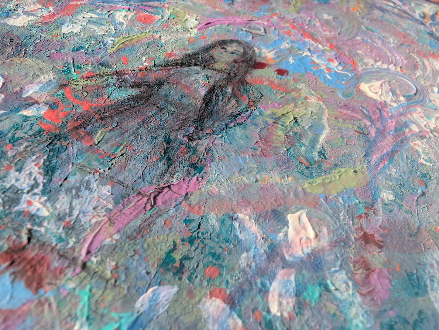 Lost in Trying - acrylic on canvas