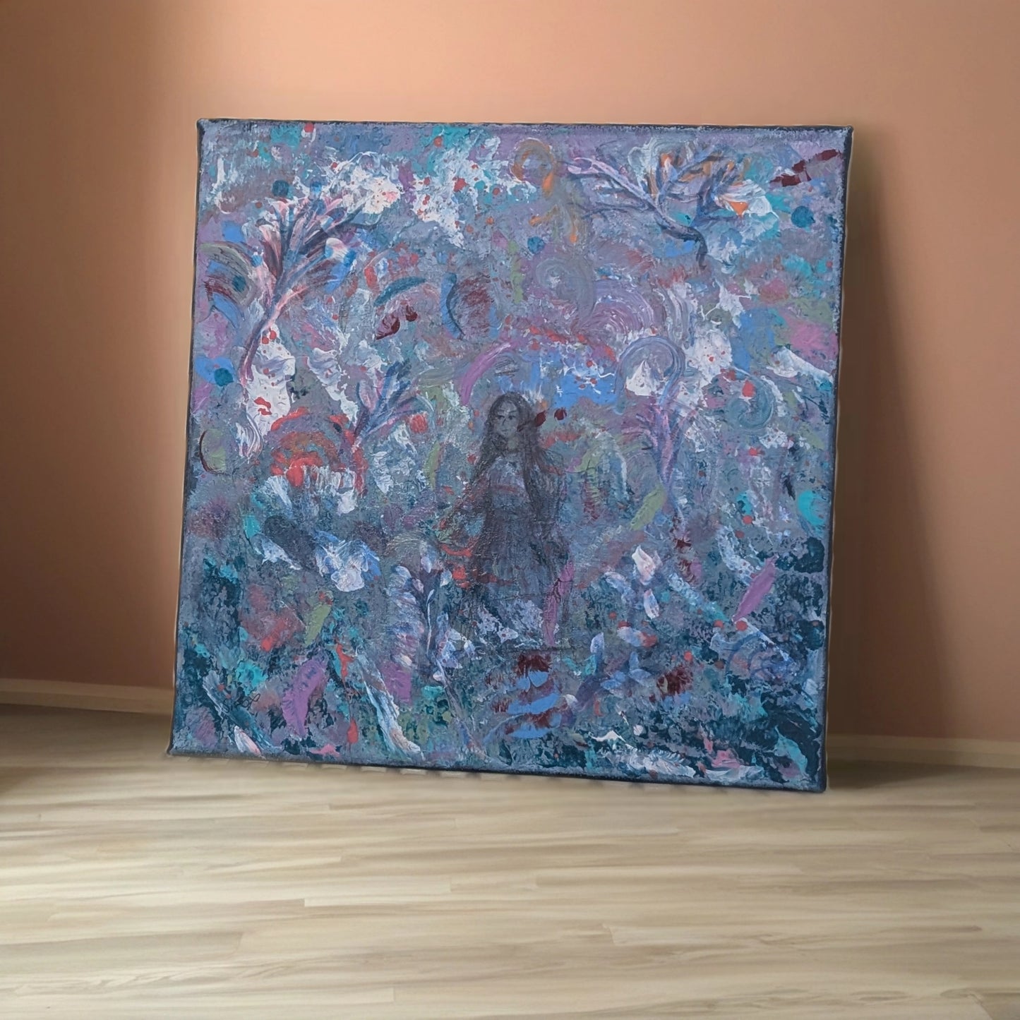 Lost in Trying - acrylic on canvas