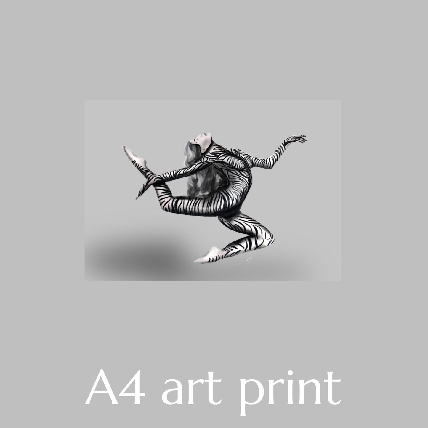 The Shape of Strength - A4 art print