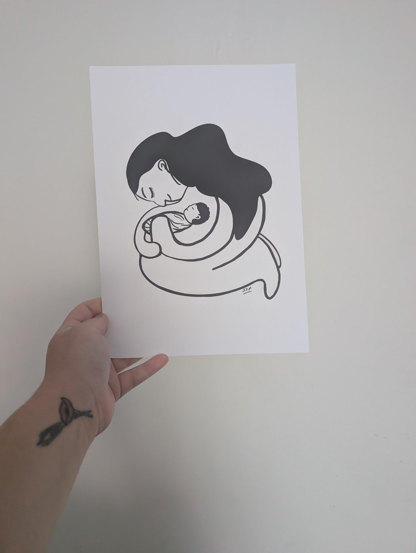 Always - original illustration A4 Art Print