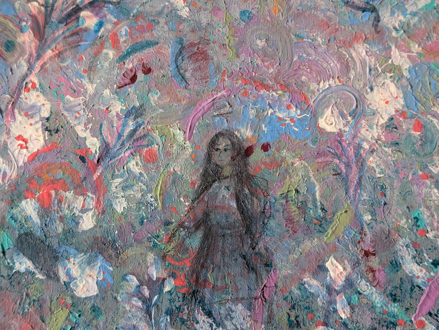 Lost in Trying - acrylic on canvas