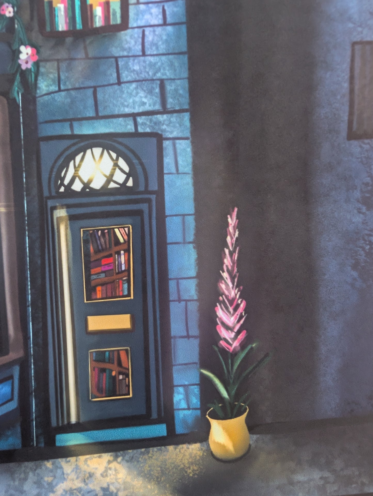 The Secret Midnight Library - original art print (A4)