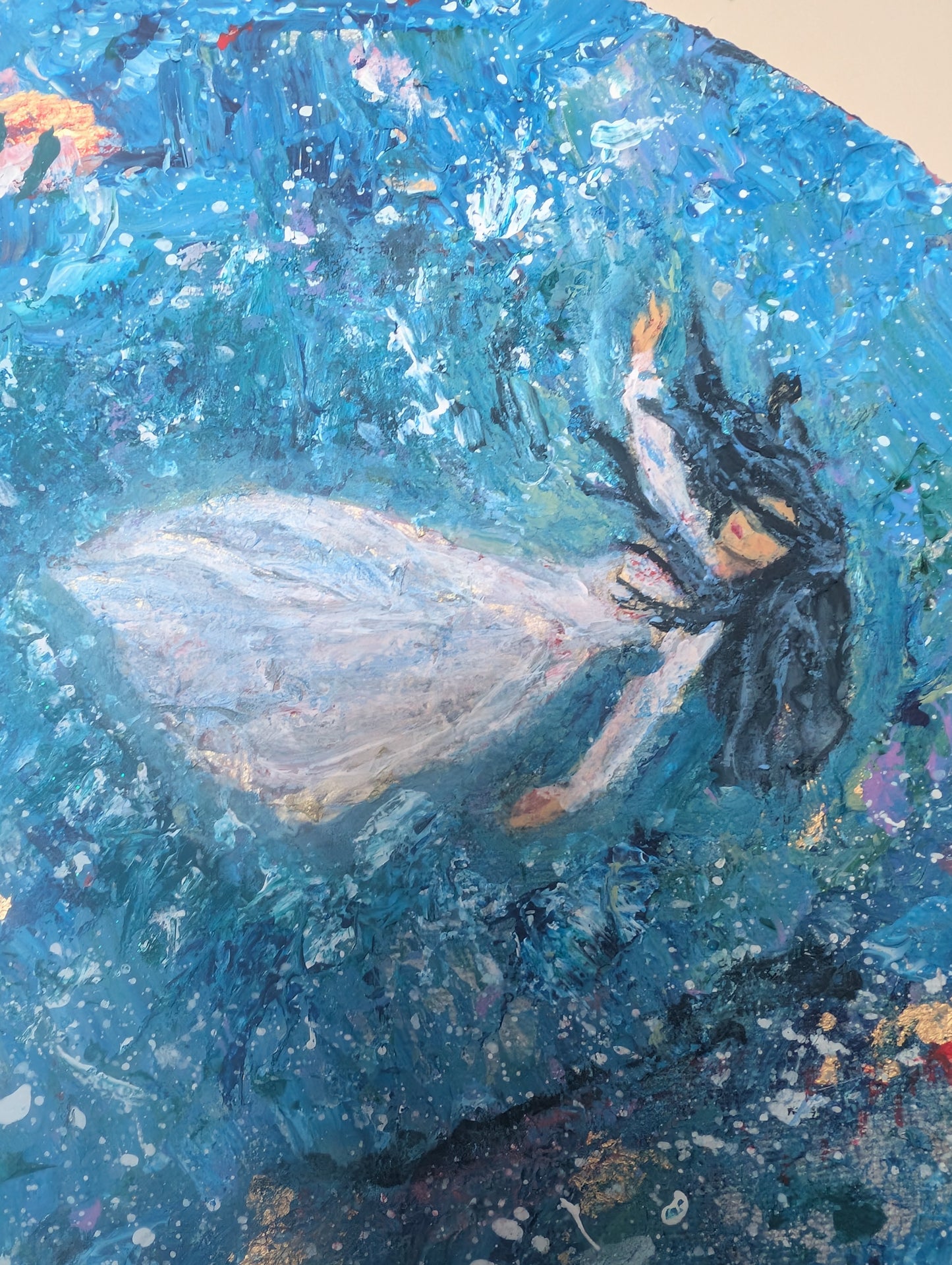 Submerged - acrylic on canvas